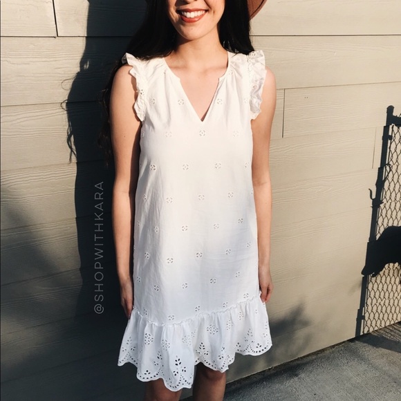 Madewell White Garden Eyelet Dress - Picture 3 of 7